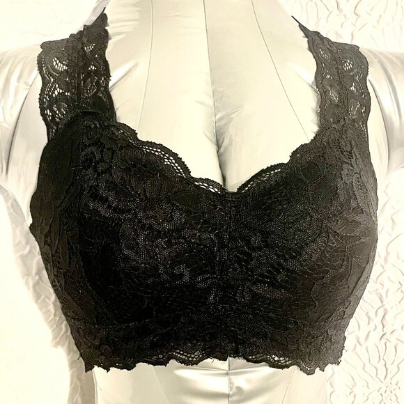 5 for $25 💙 Serra Black Lace Bralette - Picture 1 of 6